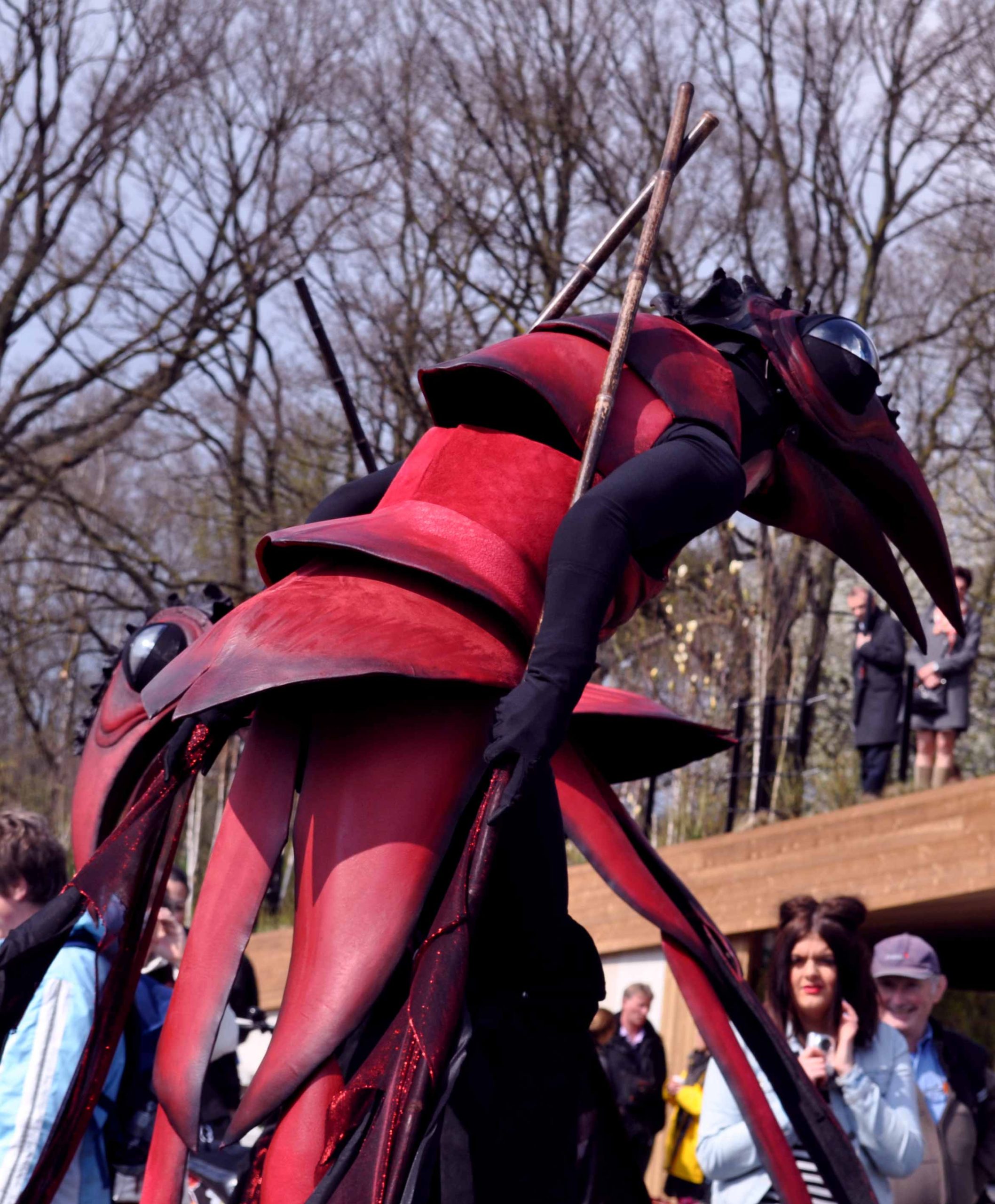 Close-Act Theatre makes street-theatre spectacles for festivals and events. With stilts, mobile objects and beautiful costumes we create an imaginary world for you to enjoy. Le théâtre Close-Act crée des spectacles de théâtre de rue pour les festivals et les événements. Avec des échasses, des objets mobiles et de beaux costumes, nous créons un monde imaginaire dont vous pourrez profiter. Close-Act Theatre hace espectáculos de teatro callejero para festivales y eventos. Con zancos, objetos móviles y hermosos trajes, creamos un mundo imaginario para que disfrutes.